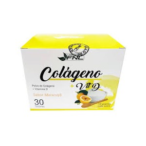 Colageno + Vitamina D    30 sobres 12 gramos cada uno